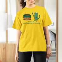 Sarcastic Cat Meme T Shirt For Women Weirdcore Dark Humor - Wonder Print Shop