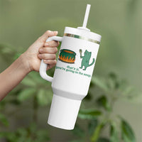 Sarcastic Cat Meme Tumbler With Handle Weirdcore Dark Humor - Wonder Print Shop