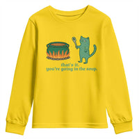 Sarcastic Cat Meme Youth Sweatshirt Weirdcore Dark Humor - Wonder Print Shop