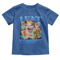 I Eat Cement Cursed Cat Toddler T Shirt Funny Cat Meme Ironic - Wonder Print Shop
