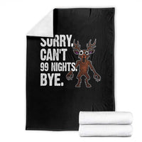 Sorry Cant 99 Nights Bye In The Forest Throw Blanket Funny Gamer Gift - Wonder Print Shop