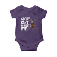 Sorry Cant 99 Nights Bye In The Forest Baby Onesie Funny Gamer Gift - Wonder Print Shop
