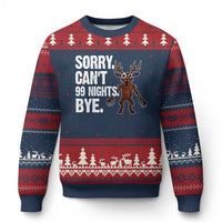 Sorry Cant 99 Nights Bye In The Forest Ugly Christmas Sweater Funny Gamer Gift - Wonder Print Shop