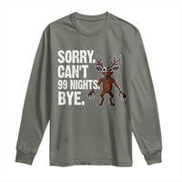 Sorry Cant 99 Nights Bye In The Forest Long Sleeve Shirt Funny Gamer Gift - Wonder Print Shop