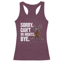 Sorry Cant 99 Nights Bye In The Forest Racerback Tank Top Funny Gamer Gift - Wonder Print Shop