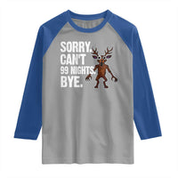 Sorry Cant 99 Nights Bye In The Forest Raglan Shirt Funny Gamer Gift - Wonder Print Shop