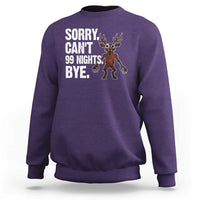 Sorry Cant 99 Nights Bye In The Forest Sweatshirt Funny Gamer Gift - Wonder Print Shop