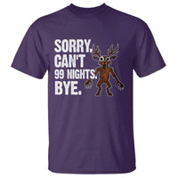 Sorry Cant 99 Nights Bye In The Forest T Shirt Funny Gamer Gift - Wonder Print Shop