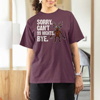 Sorry Cant 99 Nights Bye In The Forest T Shirt For Women Funny Gamer Gift - Wonder Print Shop