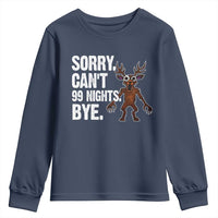 Sorry Cant 99 Nights Bye In The Forest Youth Sweatshirt Funny Gamer Gift - Wonder Print Shop