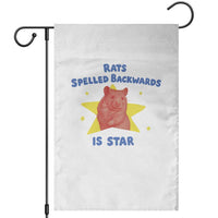 Rats Spelled Backwards Is Star Garden Flag Sarcastic Rat Meme - Wonder Print Shop