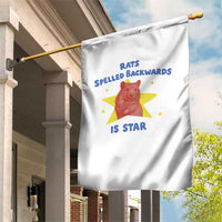 Rats Spelled Backwards Is Star Garden Flag Sarcastic Rat Meme - Wonder Print Shop