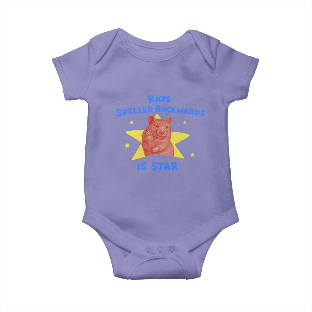 Rats Spelled Backwards Is Star Baby Onesie Sarcastic Rat Meme - Wonder Print Shop