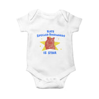 Rats Spelled Backwards Is Star Baby Onesie Sarcastic Rat Meme - Wonder Print Shop