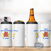 Rats Spelled Backwards Is Star 4 in 1 Can Cooler Tumbler Sarcastic Rat Meme - Wonder Print Shop