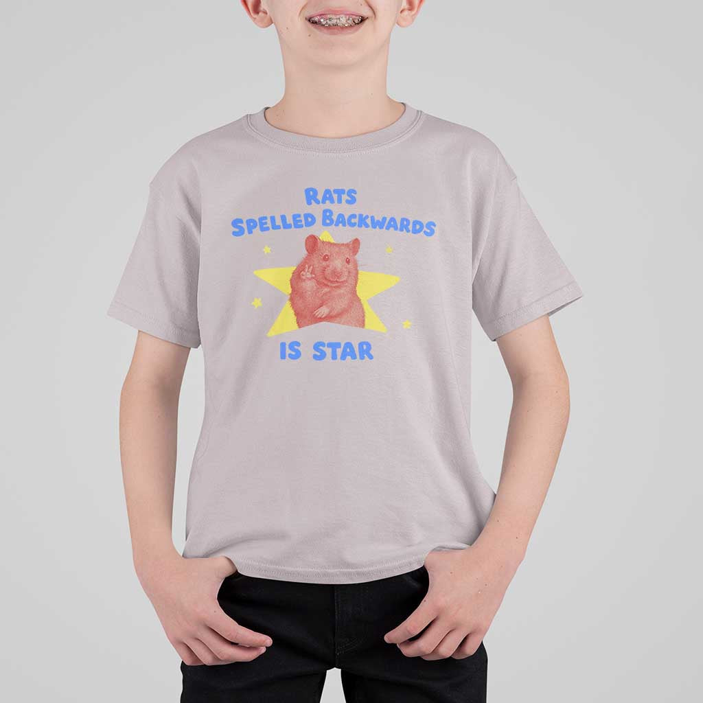 Rats Spelled Backwards Is Star T Shirt For Kid Sarcastic Rat Meme - Wonder Print Shop