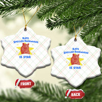 Rats Spelled Backwards Is Star Ceramic Ornament Sarcastic Rat Meme - Wonder Print Shop