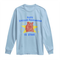 Rats Spelled Backwards Is Star Long Sleeve Shirt Sarcastic Rat Meme - Wonder Print Shop