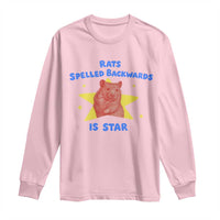 Rats Spelled Backwards Is Star Long Sleeve Shirt Sarcastic Rat Meme - Wonder Print Shop
