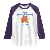 Rats Spelled Backwards Is Star Raglan Shirt Sarcastic Rat Meme - Wonder Print Shop