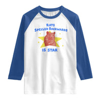 Rats Spelled Backwards Is Star Raglan Shirt Sarcastic Rat Meme - Wonder Print Shop