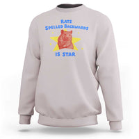 Rats Spelled Backwards Is Star Sweatshirt Sarcastic Rat Meme - Wonder Print Shop