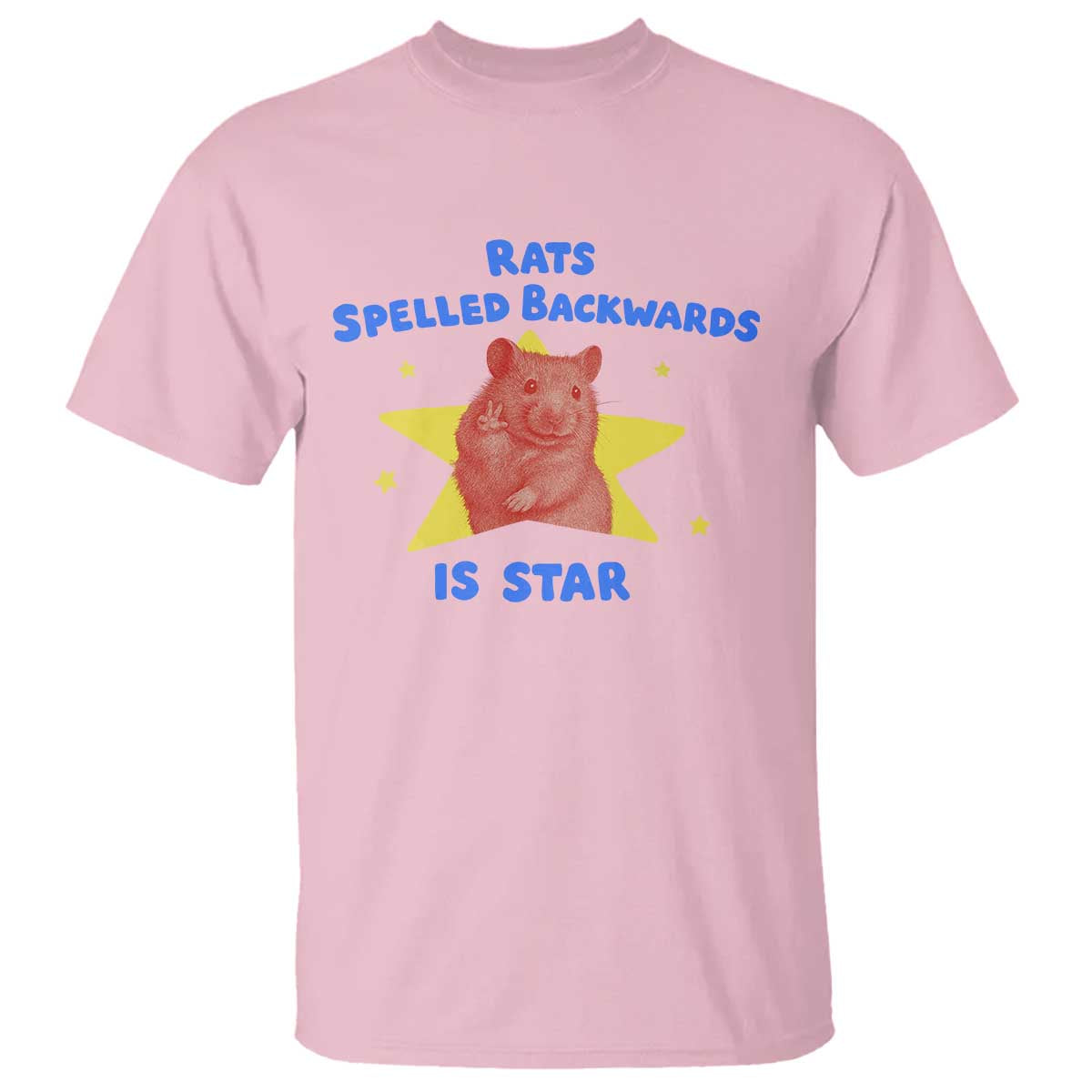 Rats Spelled Backwards Is Star T Shirt Sarcastic Rat Meme - Wonder Print Shop