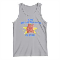 Rats Spelled Backwards Is Star Tank Top Sarcastic Rat Meme - Wonder Print Shop