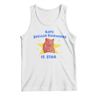 Rats Spelled Backwards Is Star Tank Top Sarcastic Rat Meme - Wonder Print Shop