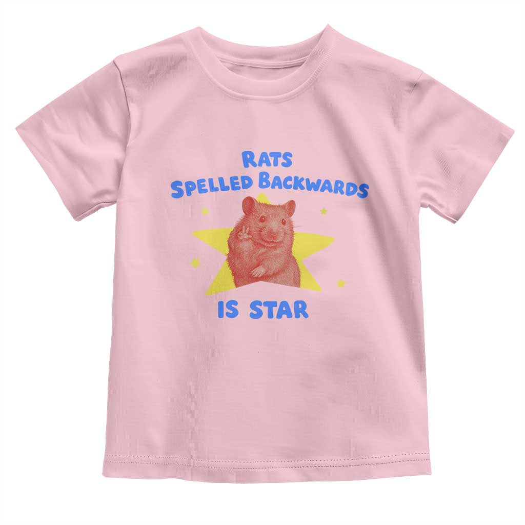 Rats Spelled Backwards Is Star Toddler T Shirt Sarcastic Rat Meme - Wonder Print Shop