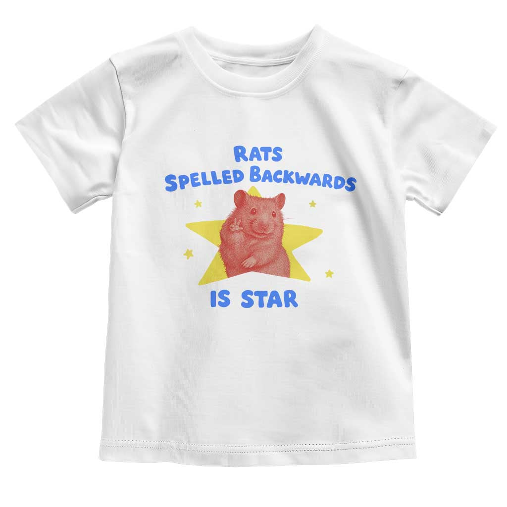 Rats Spelled Backwards Is Star Toddler T Shirt Sarcastic Rat Meme - Wonder Print Shop