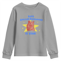 Rats Spelled Backwards Is Star Youth Sweatshirt Sarcastic Rat Meme - Wonder Print Shop