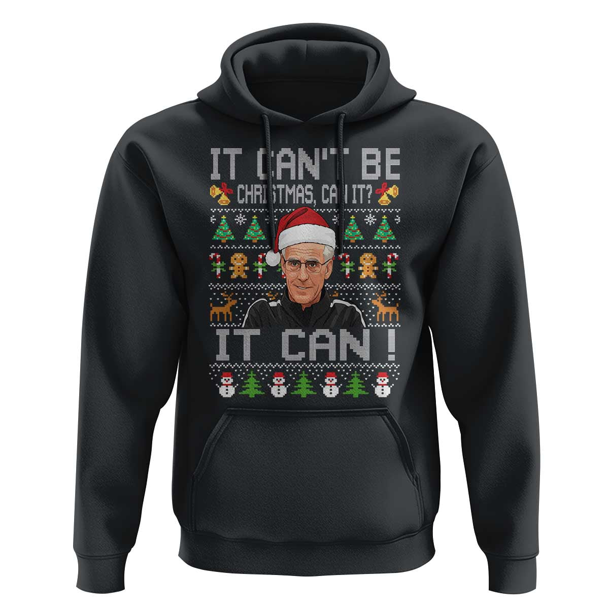 McCarthy It Can’t Be Ugly Christmas Hoodie Retro Football Fan - Wonder Print Shop
