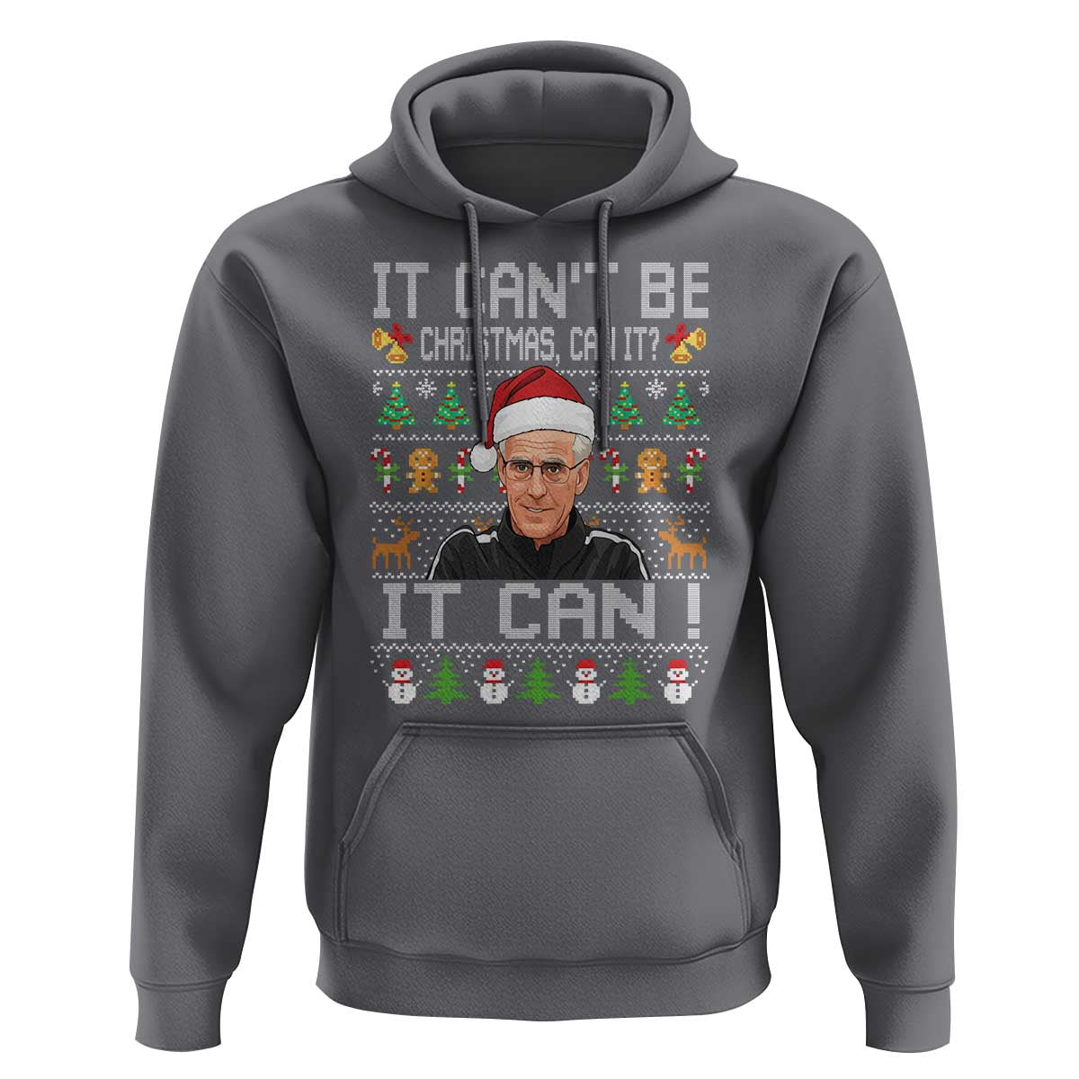 McCarthy It Can’t Be Ugly Christmas Hoodie Retro Football Fan - Wonder Print Shop
