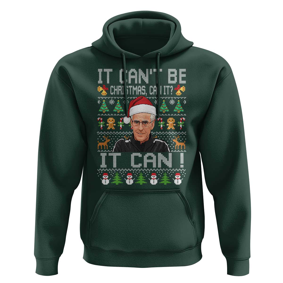 McCarthy It Can’t Be Ugly Christmas Hoodie Retro Football Fan - Wonder Print Shop