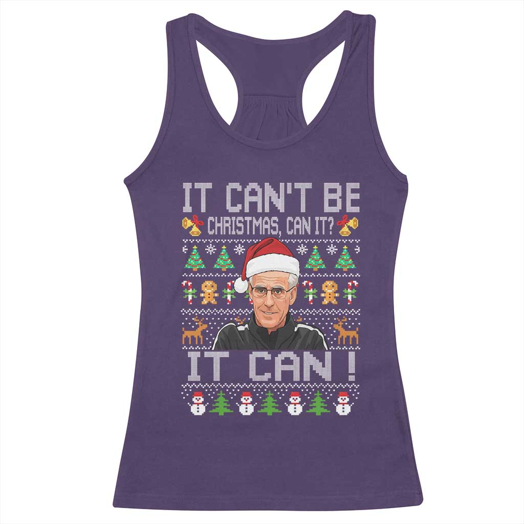 McCarthy It Can’t Be Ugly Christmas Racerback Tank Top Retro Football Fan - Wonder Print Shop