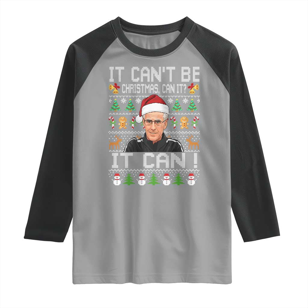 McCarthy It Can’t Be Ugly Christmas Raglan Shirt Retro Football Fan - Wonder Print Shop