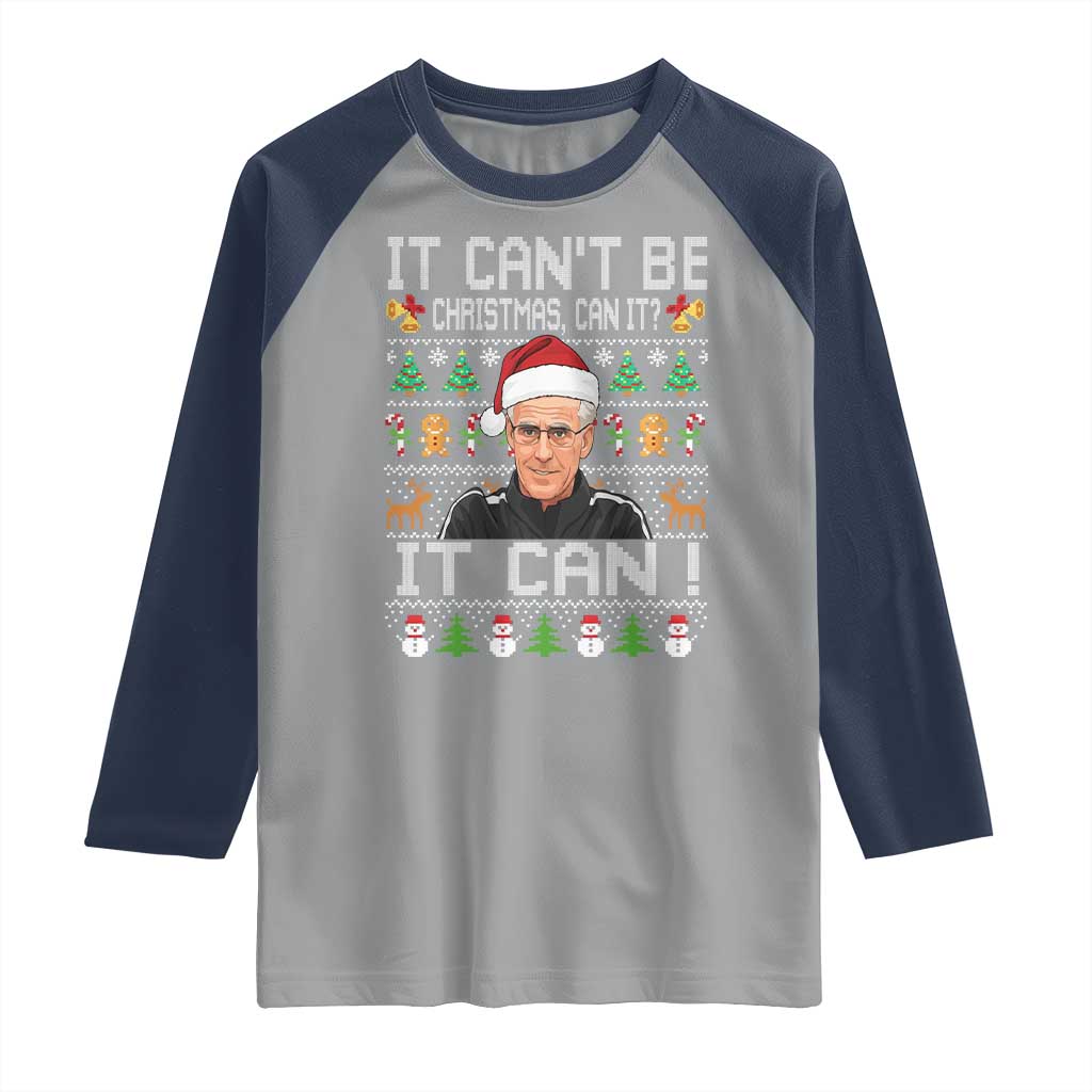 McCarthy It Can’t Be Ugly Christmas Raglan Shirt Retro Football Fan - Wonder Print Shop