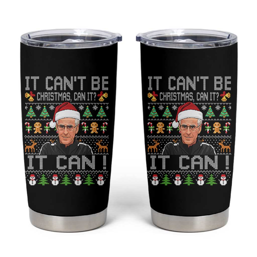 McCarthy It Can’t Be Ugly Christmas Tumbler Cup Retro Football Fan - Wonder Print Shop