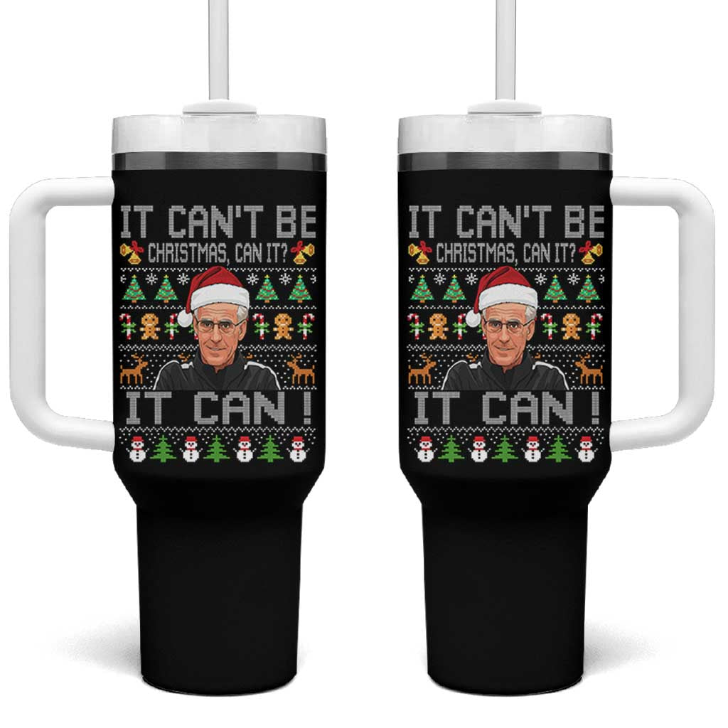 McCarthy It Can’t Be Ugly Christmas Tumbler With Handle Retro Football Fan - Wonder Print Shop
