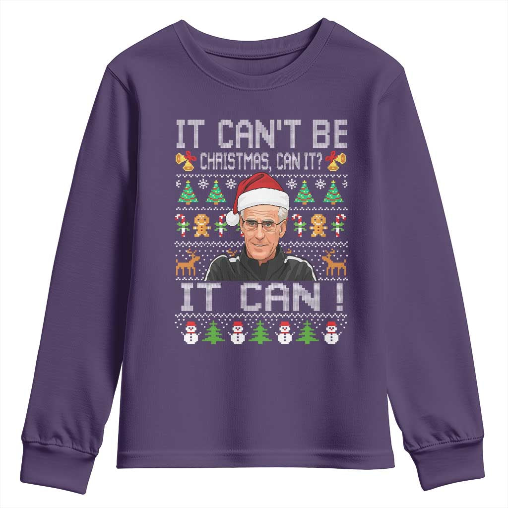 McCarthy It Can’t Be Ugly Christmas Youth Sweatshirt Retro Football Fan - Wonder Print Shop