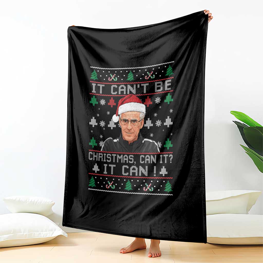 Christmas McCarthy It Can’t Be Throw Blanket Retro Football Fan Ugly Xmas - Wonder Print Shop