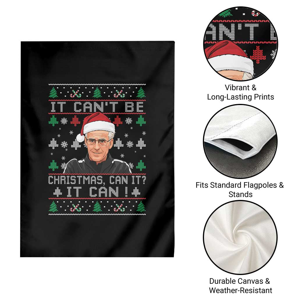 Christmas McCarthy It Can’t Be Garden Flag Retro Football Fan Ugly Xmas - Wonder Print Shop