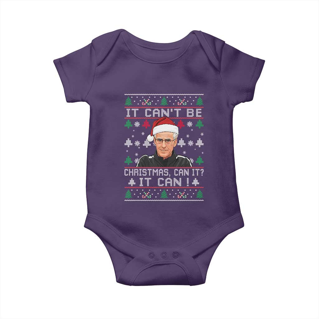Christmas McCarthy It Can’t Be Baby Onesie Retro Football Fan Ugly Xmas - Wonder Print Shop