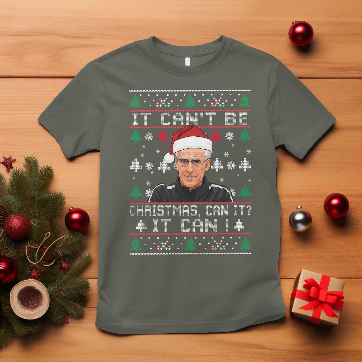 Christmas McCarthy It Can’t Be T Shirt Retro Football Fan Ugly Xmas - Wonder Print Shop