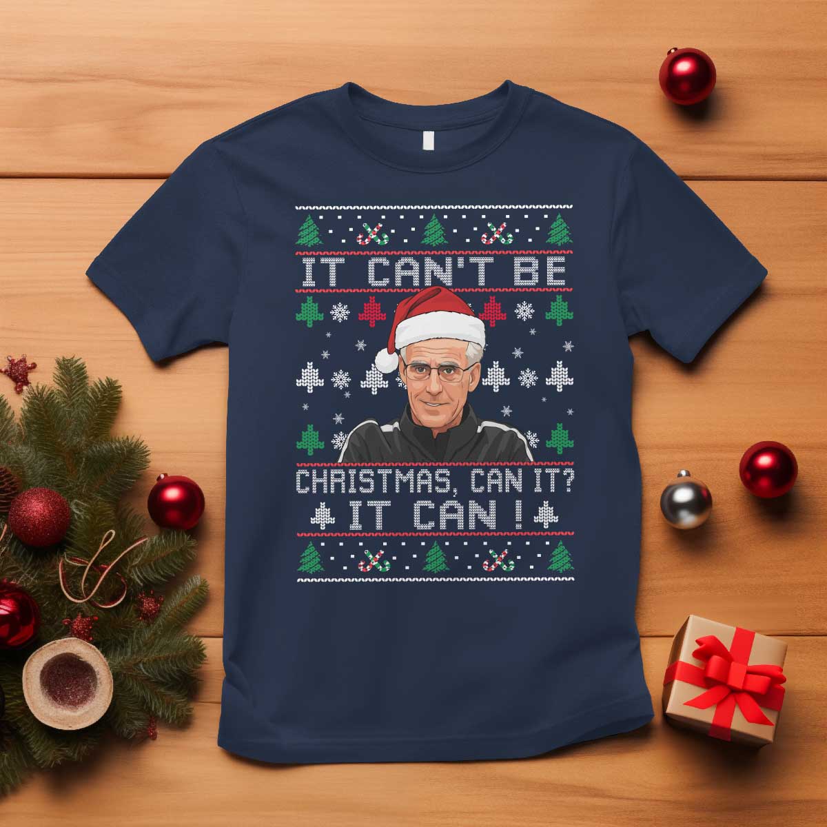 Christmas McCarthy It Can’t Be T Shirt Retro Football Fan Ugly Xmas - Wonder Print Shop