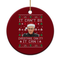 Christmas McCarthy It Can’t Be Ceramic Ornament Retro Football Fan Ugly Xmas - Wonder Print Shop