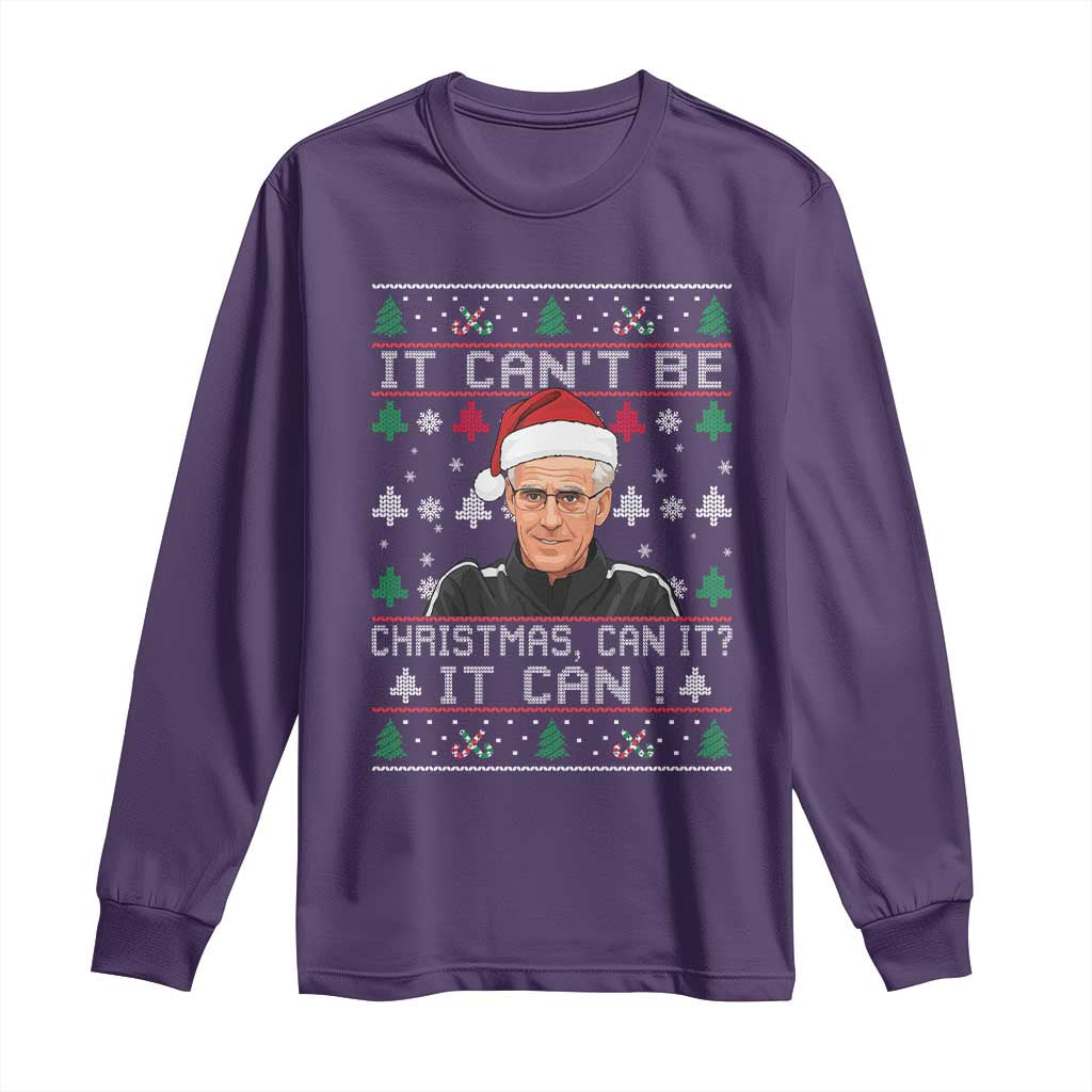Christmas McCarthy It Can’t Be Long Sleeve Shirt Retro Football Fan Ugly Xmas - Wonder Print Shop