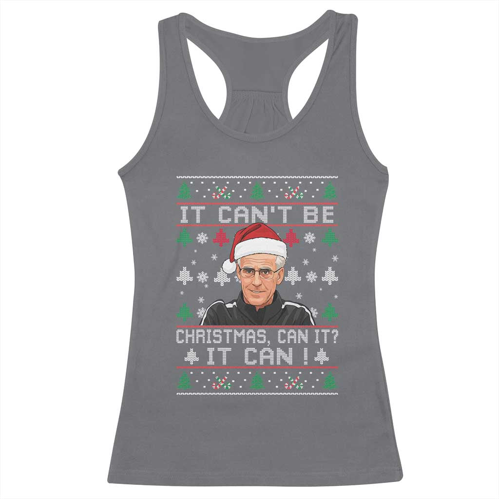 Christmas McCarthy It Can’t Be Racerback Tank Top Retro Football Fan Ugly Xmas - Wonder Print Shop