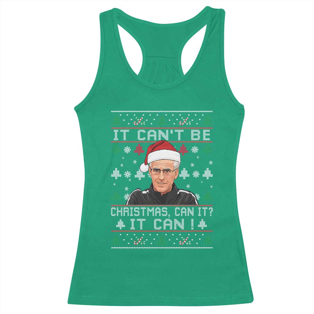 Christmas McCarthy It Can’t Be Racerback Tank Top Retro Football Fan Ugly Xmas - Wonder Print Shop